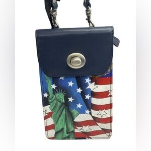 Sharif rare Statue of Liberty patriotic Crossbody Bag